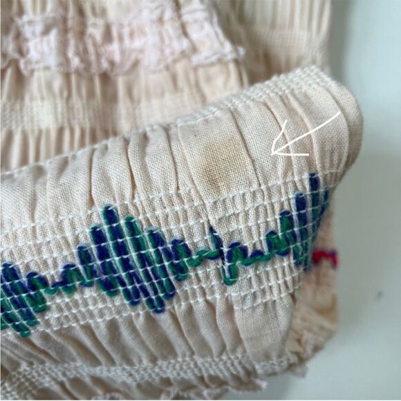 Vintage 60’s Smocked Maxi Skirt/Sleeveless Dress - Picture 11 of 12